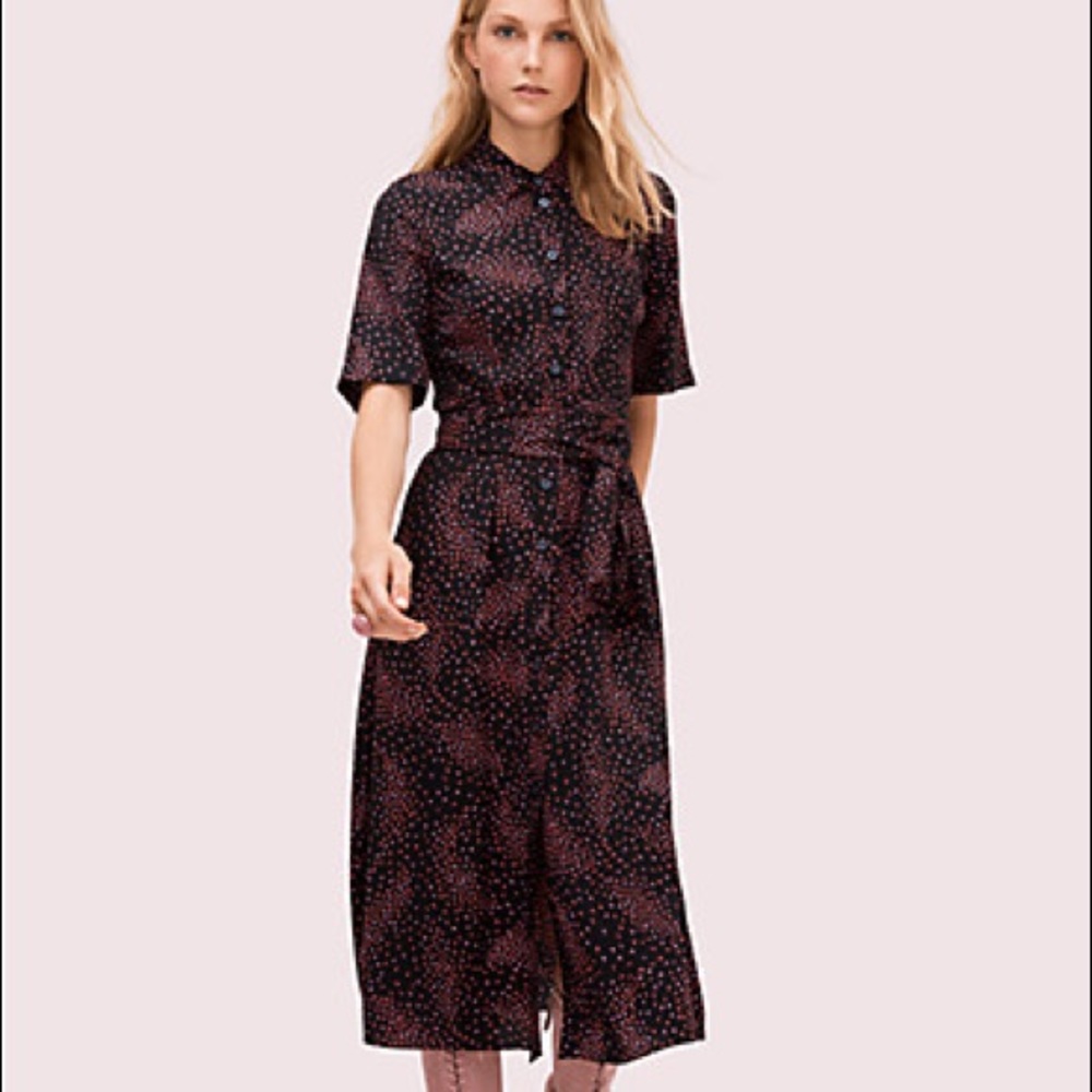 Kate Spade Meadow Midi Shirtdress - size 2